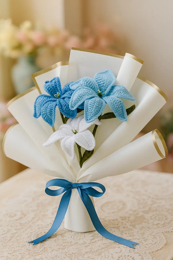 Three Flower Bouqets